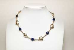 Lapis Luzuli and Hilltribe Silver Aurora