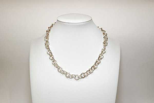 Midi Hand Hammered Circles